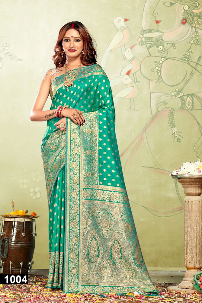 Bunawat Kia Designer Banarasi Silk Sarees Catalog
